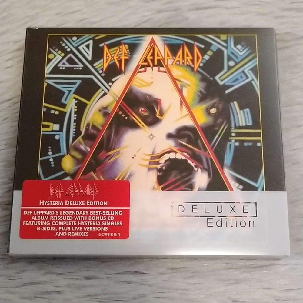 EUC Def Leppard 'Hysteria' Deluxe Edition Double CD